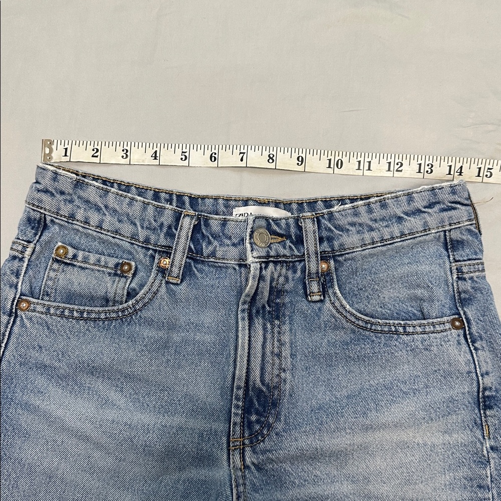Classic Blue Denim Women's Shorts - Picture 4 of 4
